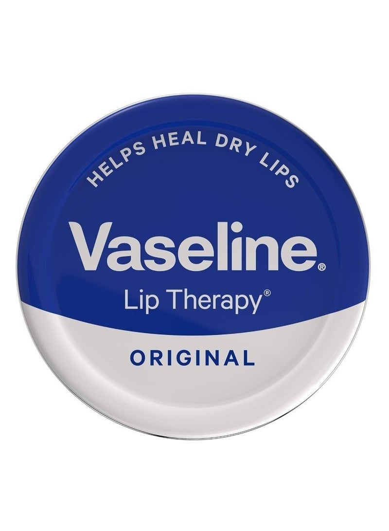 Vaseline Lip Therapy  (0.7 oz) - Original Petroleum Jelly Lip Balm - Instant Relief for Dry, Chapped Lips - Non-Greasy & Fragrance-Free - Image 1
